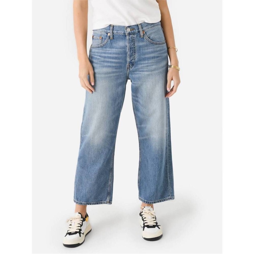 RE/DONE Originals Loose Crop Jean in Vintage Flow